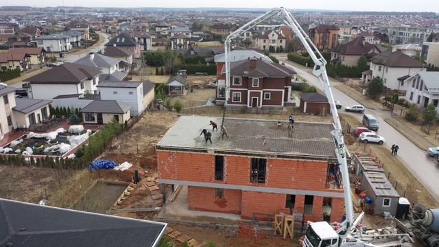 Строительство дома из Porotherm в КП «Новорижский»