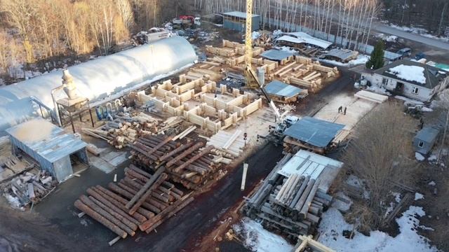 Производственная площадка СК «Сибирский лес»